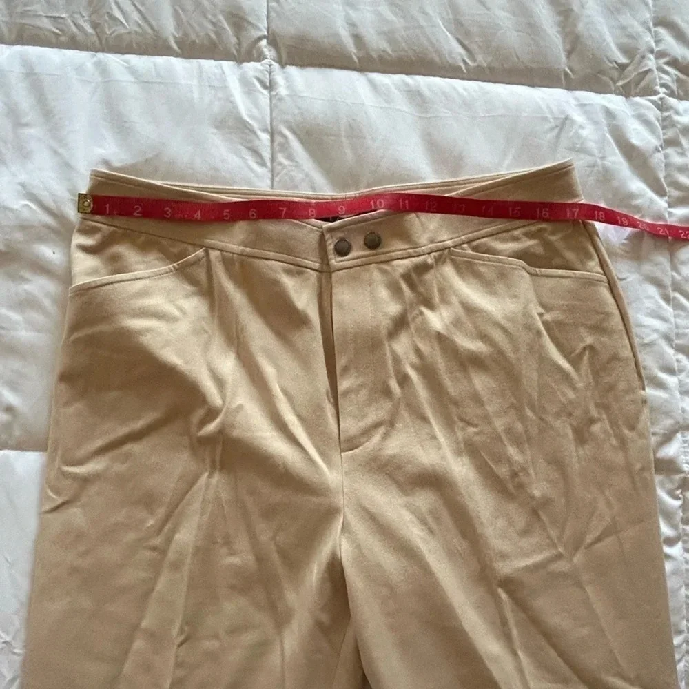 Ralph Lauren flat front women’s chino pants size 14